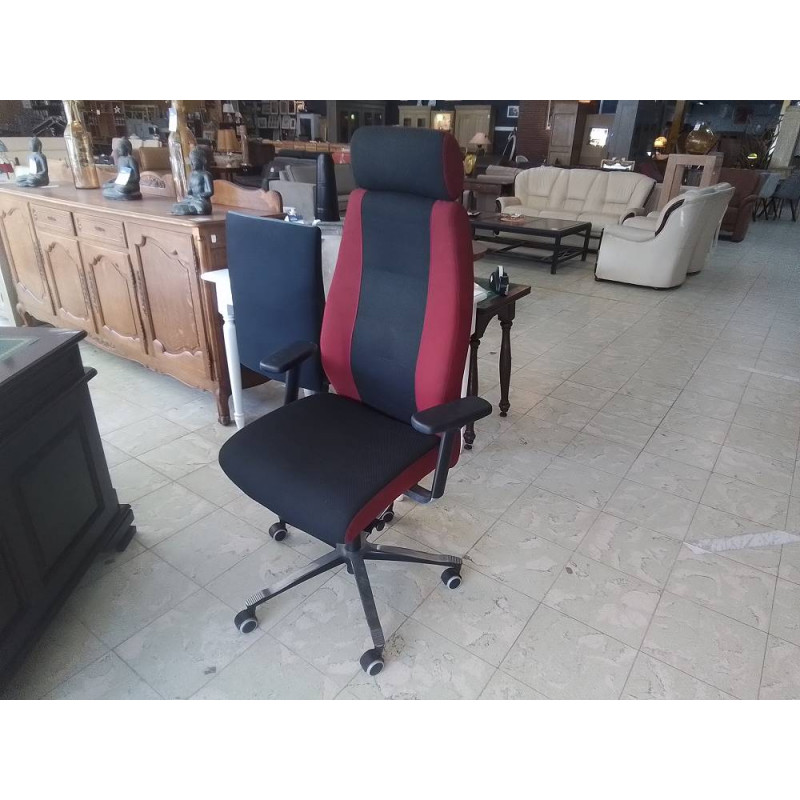 FAUTEUIL DE BUREAU TISSU BICOLORE
