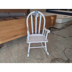 ROCKING CHAIR ENFANT BLANC 