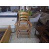FAUTEUIL CAMPAGNARD CHENE ASSISE PAILLEE 
