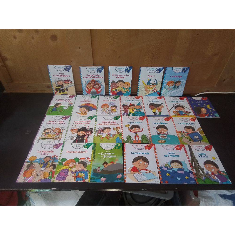 LIVRE J\'APPRENDS A LIRE AVEC SAMI & JULIE LA PIECE