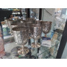 SERIE DE 6 CALICES METAL