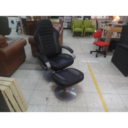 FAUTEUIL PIVOTANT + POUF...