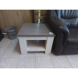 TABLE BASSE CARREE 2 TONS...