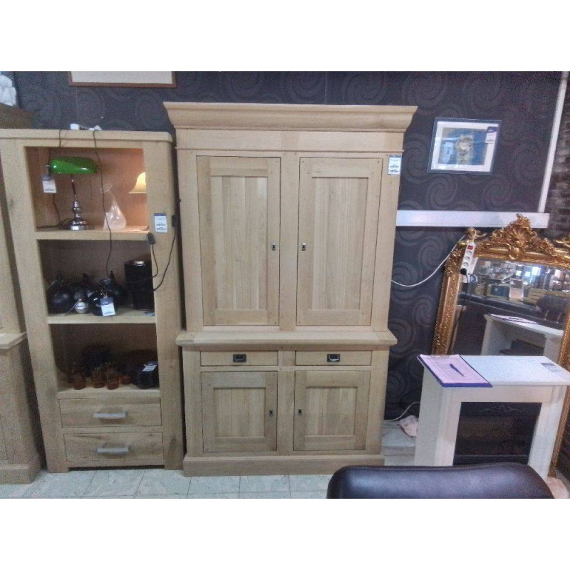 BUFFET 2 CORPS BOIS NATUREL JB 126X50X215