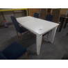 TABLE DE CUISINE BLANCHE 160X90