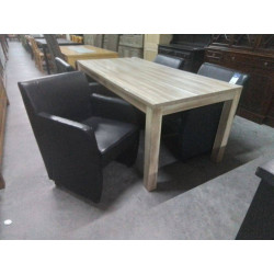 SERIE DE 4 FAUTEUILS SUR...