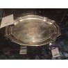 PLATEAU METAL ARGENTE FLAMANT