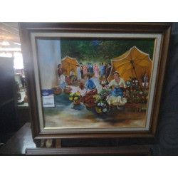 PEINTURE SUR TOILE MARCHÉ...