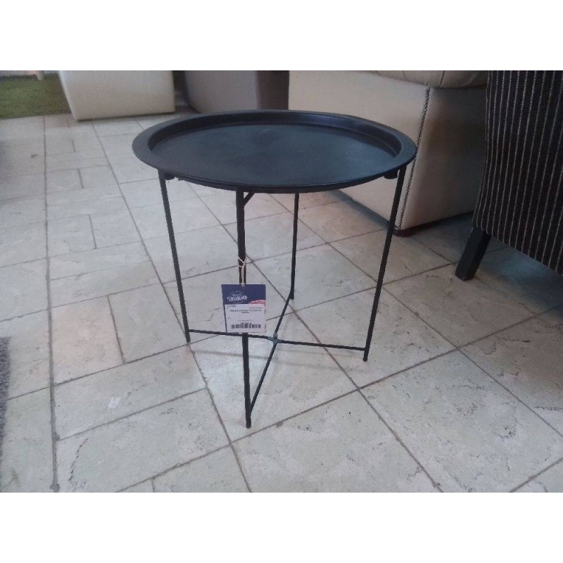 TABLE D\'APPOINT RONDE EN METAL