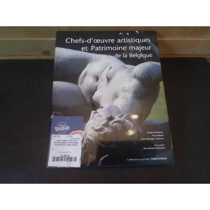 LIVRE CHEFS D\'OEUVRE ARTISTIQUES & PATRIMOINE MAJEUR DE LA BELGIQUE