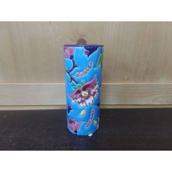 VASE PORCELAINE LONGWY H  14 CM (RECOLLE)