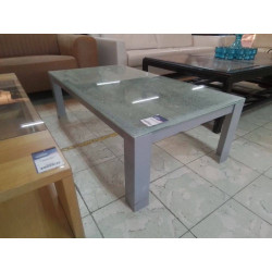 TABLE BASSE MÉTAL & VERRE...