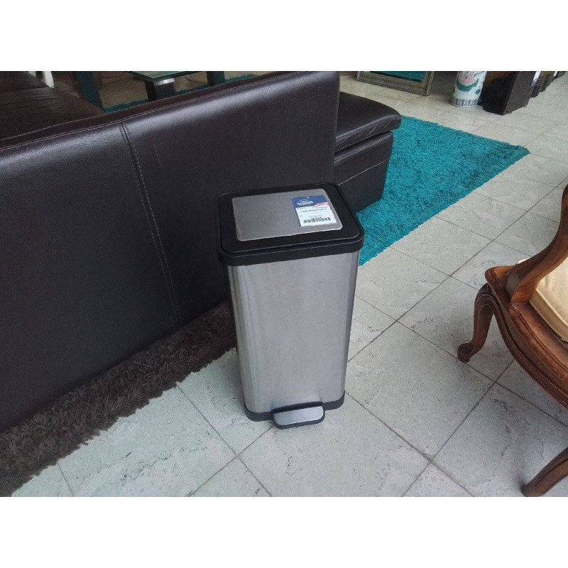 POUBELLE IN0X À PÉDALE