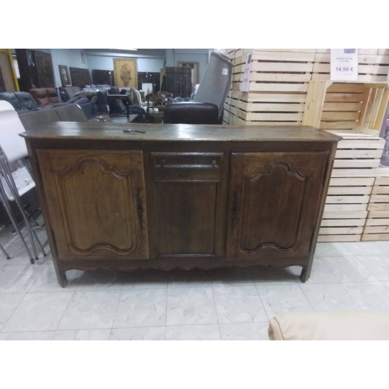 BUFFET BAS XIXÈME CHENE MASSIF 