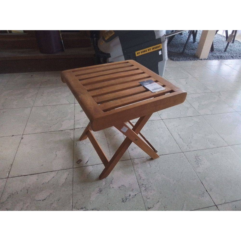 TABLE D\'APPOINT PLIABLE TECK