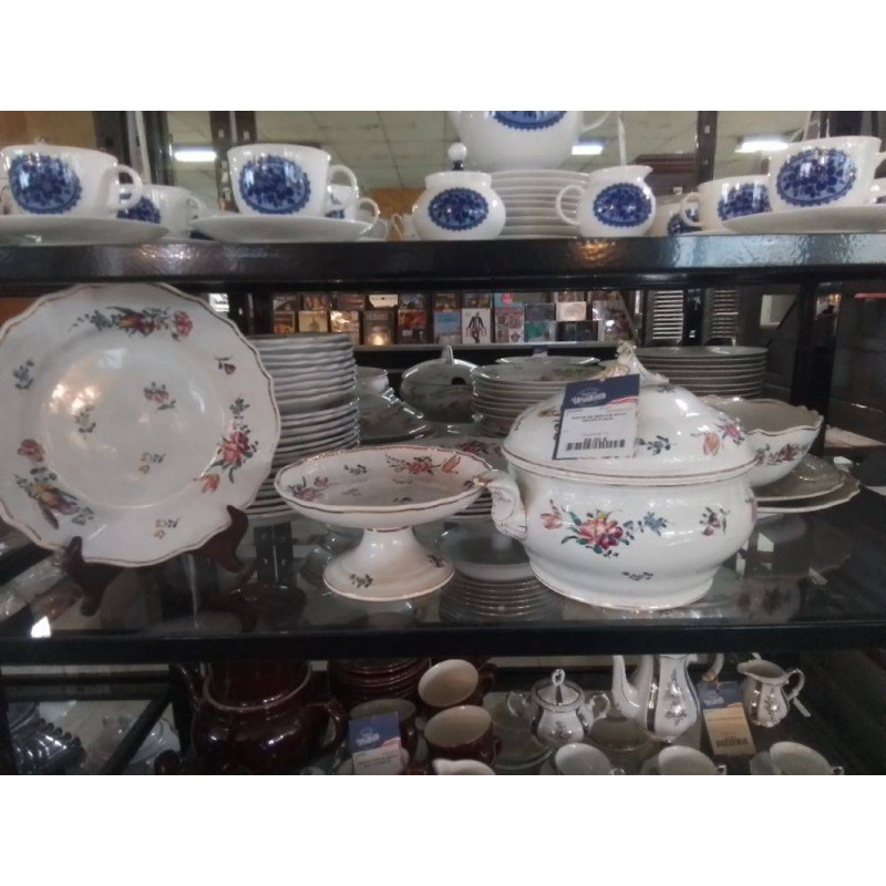 PARTIE DE SERVICE BOCH DECOR FLEURI