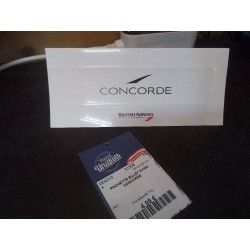 POCHETTE BILLET AVION CONCORDE