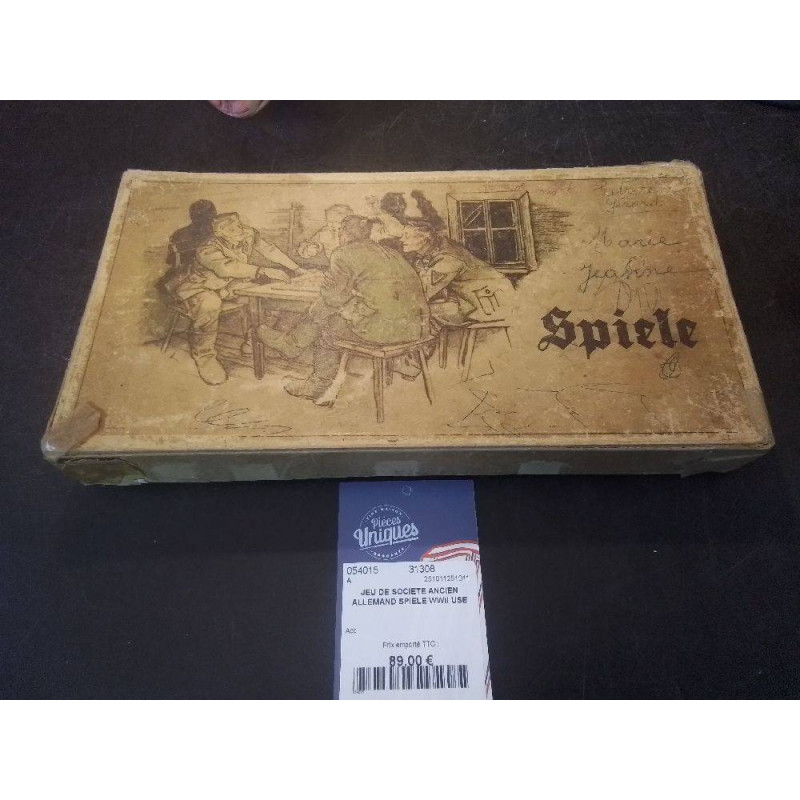 JEU DE SOCIETE ANCIEN ALLEMAND SPIELE WWII USE