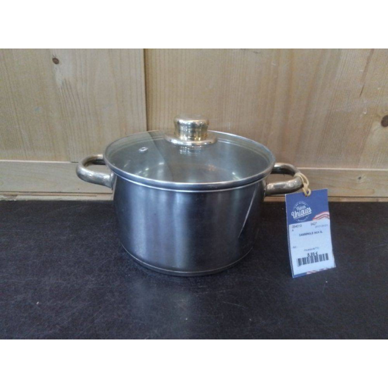 CASSEROLE INOX 3L