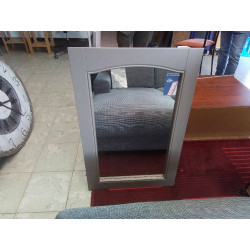 MIROIR CADRE GRIS 