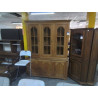BUFFET 2 CORPS CHÊNE MASSIF VITRÉ 6 PORTES