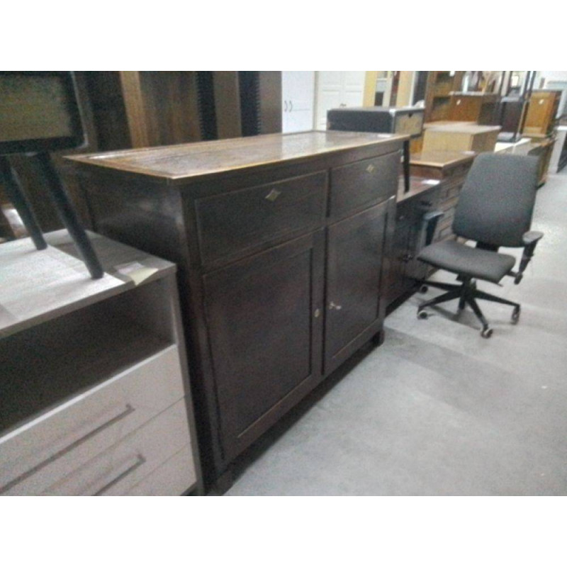 BUFFET BAS CHENE 2 PORTES 2 TIROIRS 