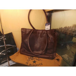 SAC CUIR DAME IL BISONTE