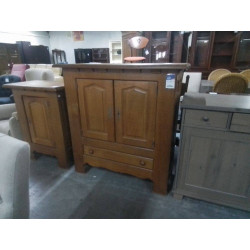 MEUBLE BAR CHÊNE 2 PORTES 1...