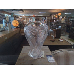 VASE CRISTAL TAILLÉ 40 CM