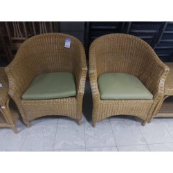 ENSEMBLE DE 2 FAUTEUILS EN...