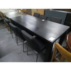 TABLE RECTANGULAIRE BOIS NOIR