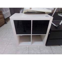 MEUBLE KALLAX 4 CASIERS BLANC