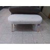 BANQUETTE TISSU BLANC