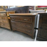 COMMODE 3 TIROIRS PLACAGE CHENE