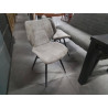 LOT DE 3 CHAISES MODERNES TISSU 