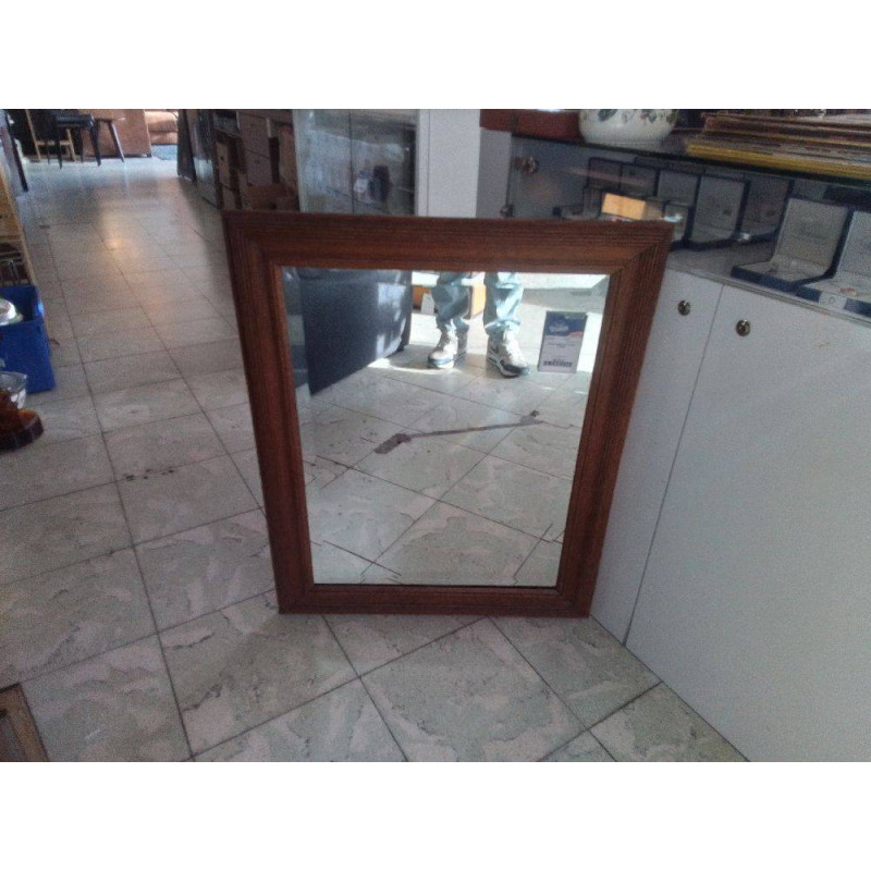 MIROIR BISEAUTE CADRE CHENE