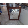 MIROIR BISEAUTE CADRE CHENE