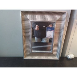 MIROIR CADRE ARGENTE