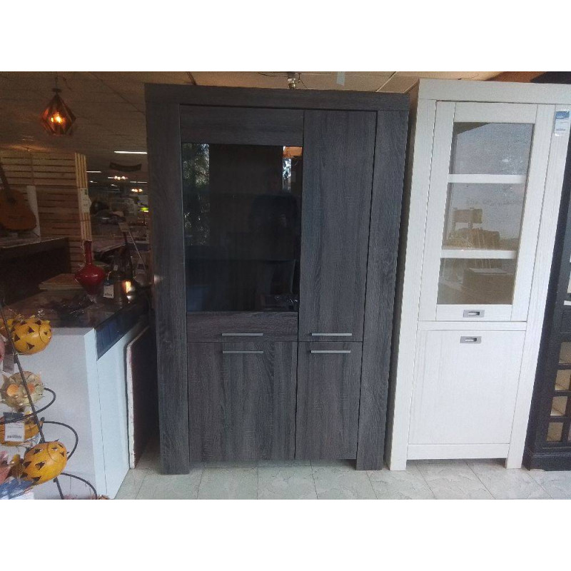 MEUBLE MODERNE VITRE AGGLO 4 PORTES