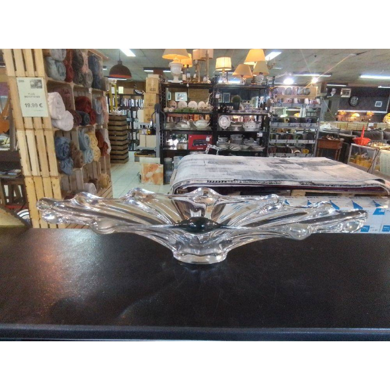 CENTRE DE TABLE CRISTAL MOULE TRANSPARENT