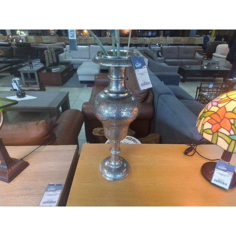 VASE MÉTAL GRAVÉ MADE IN INDIA 21 CM