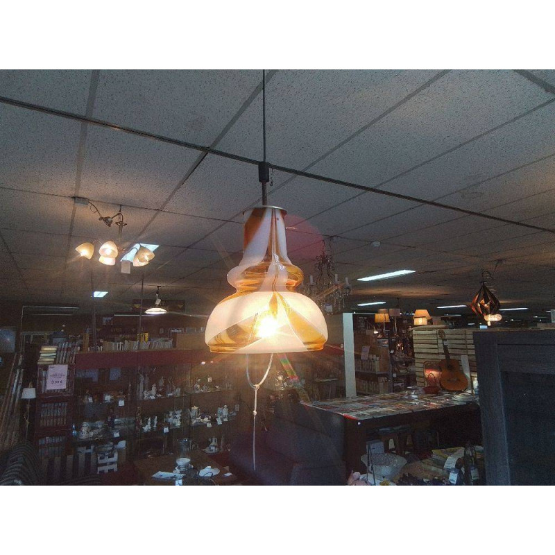 SUSPENSION VINTAGE EN VERRE