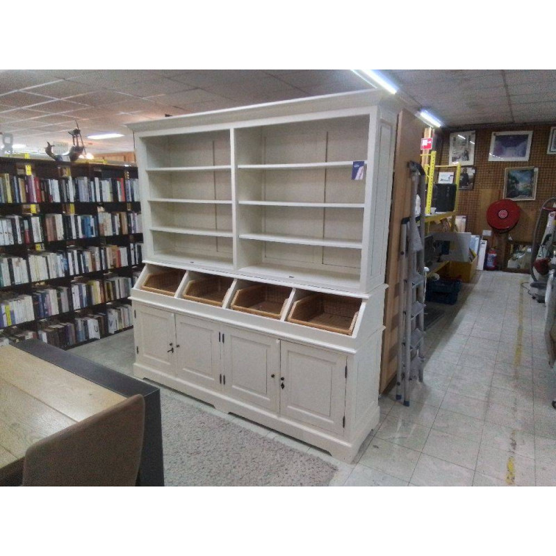 VAISSELIER 2 CORPS BLANC 200X53X208