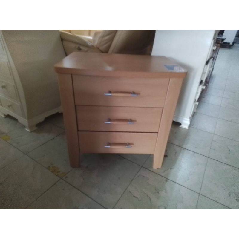 PAIRE DE CHEVETS AGGLO 3 TIROIRS 