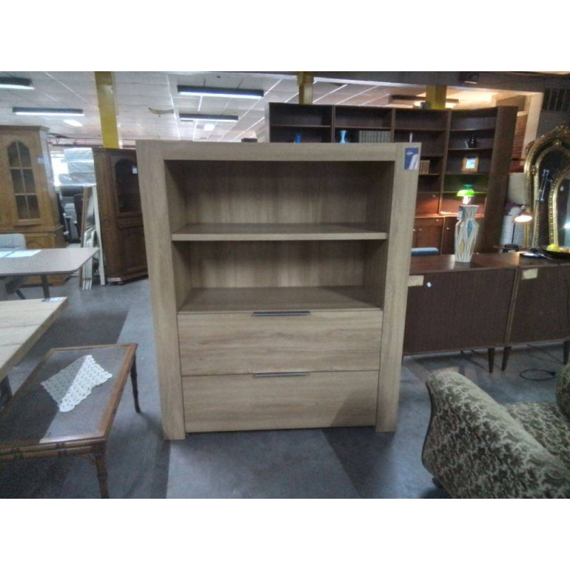 MEUBLE BAR MODERNE 2 TIROIRS 143X50X161