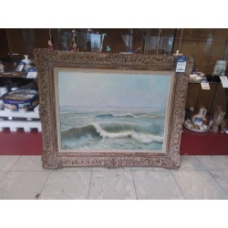 MARINE SUR TOILE SIGNEE...