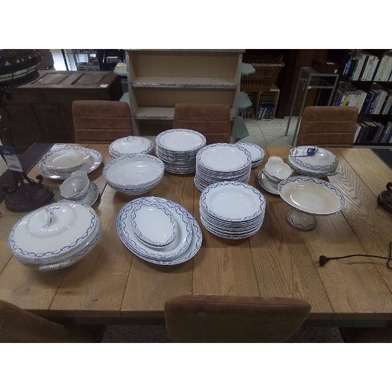 SERVICE DE TABLE BOCH G.G INCOMPLET 