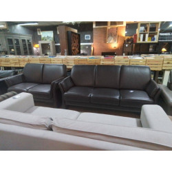 SALON 3+2 CUIR BRUN 1321