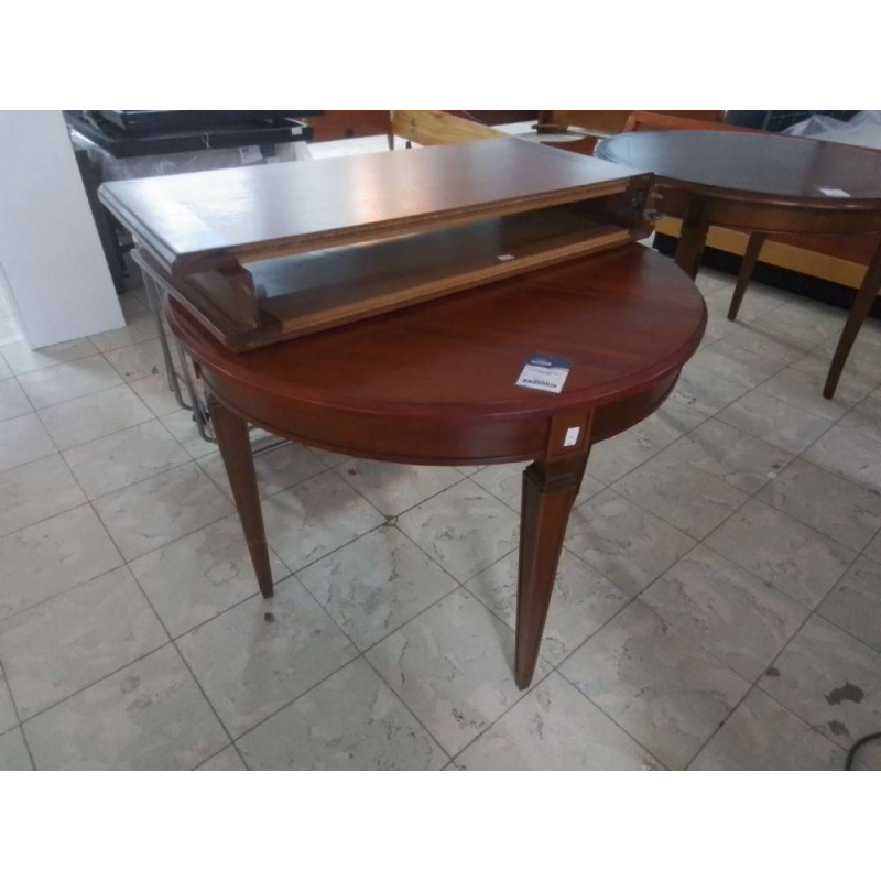 TABLE RONDE MERISIER + 2 ALLONGES