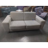 CANAPE 2 PLACES TISSU BEIGE A RAFRAICHIR